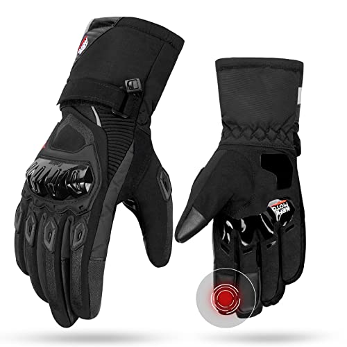 Issyzone Motorrad Winterhandschuhe