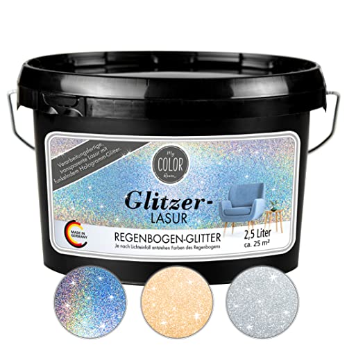 My Color Room Wandfarbe Mit Glitzer