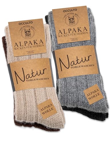 Occulto Alpaka Socken