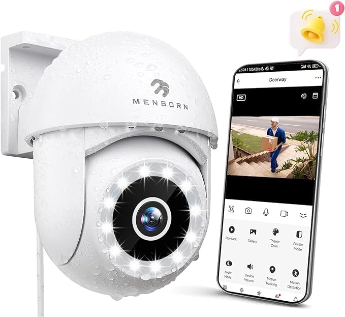 Menborn Outdoor Überwachungskamera