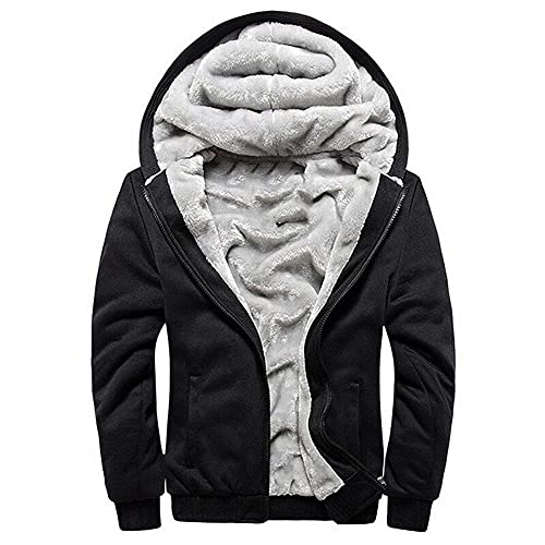 Manluodanni Hoodie Aus Dickem Stoff