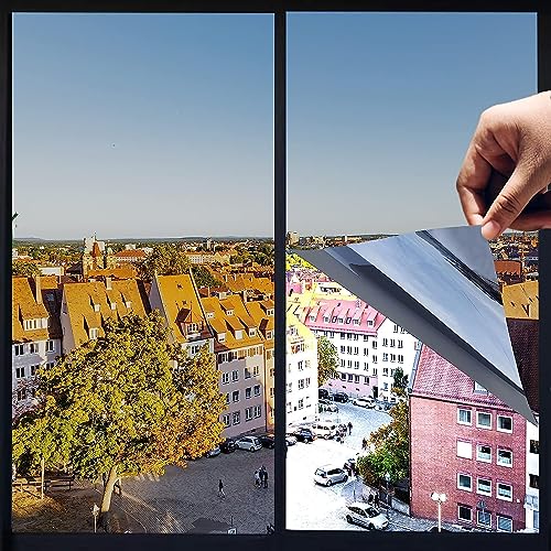 Qoco Einseitig Durchsichtige Sichtschutzfolie Für Das Fenster